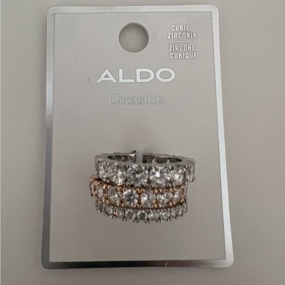 New-Aldo cubic zirconia women’s rings.
